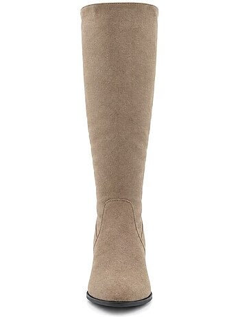 Bota casual cuero purapiel