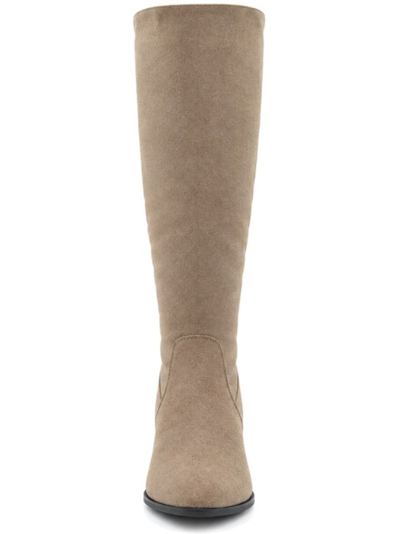 Bota casual cuero purapiel Marrón - Kiabi