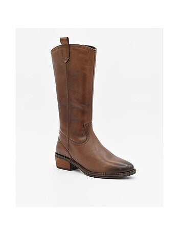 Bota Casual Cuero Purapiel