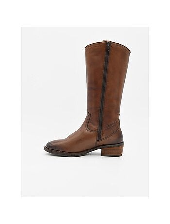 Bota Casual Cuero Purapiel