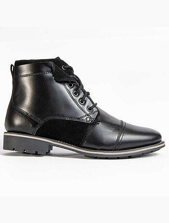 Bota Casual Cuero Purapiel