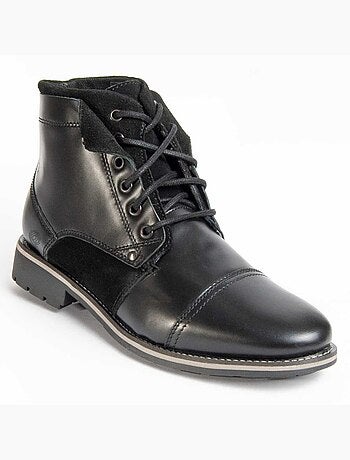 Bota Casual Cuero Purapiel