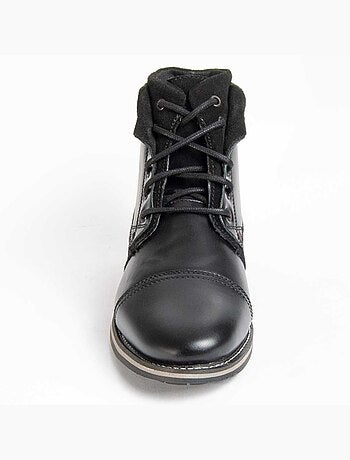 Bota Casual Cuero Purapiel