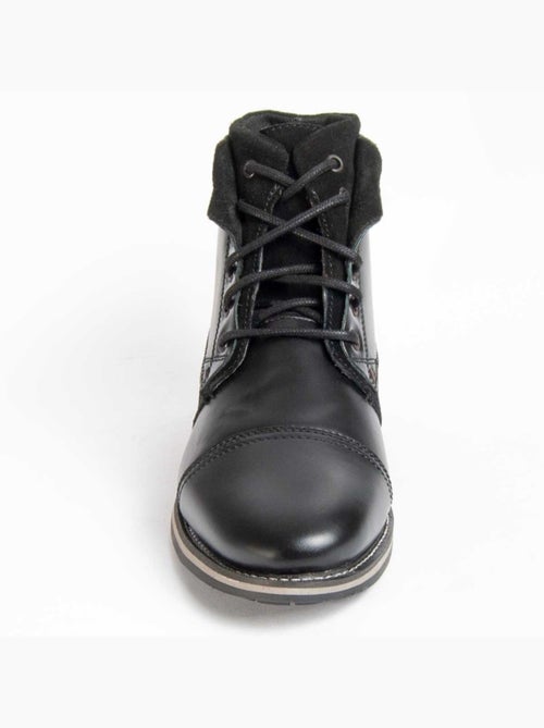 Bota Casual Cuero Purapiel - Kiabi