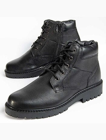 Bota Casual Cuero Purapiel