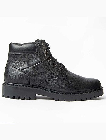 Bota Casual Cuero Purapiel