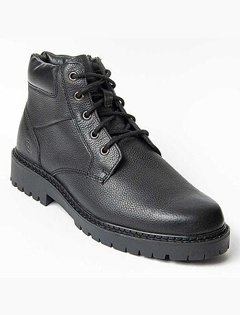 Bota Casual Cuero Purapiel