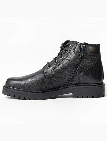 Bota Casual Cuero Purapiel