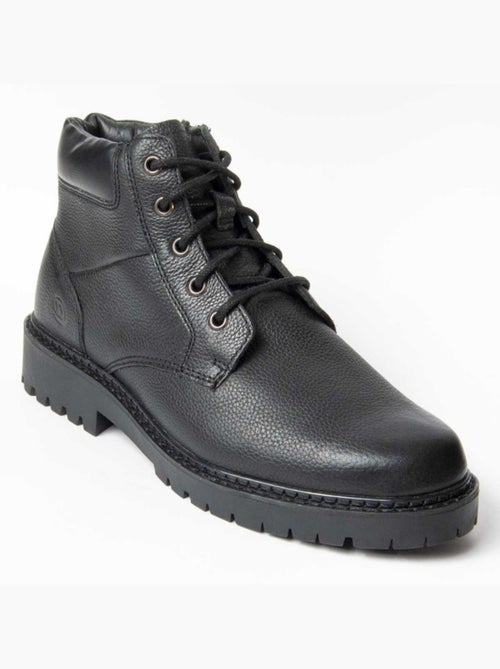 Bota Casual Cuero Purapiel - Kiabi