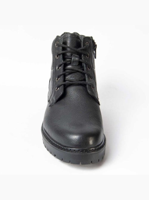 Bota Casual Cuero Purapiel - Kiabi