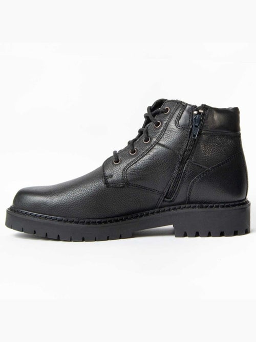 Bota Casual Cuero Purapiel - Kiabi