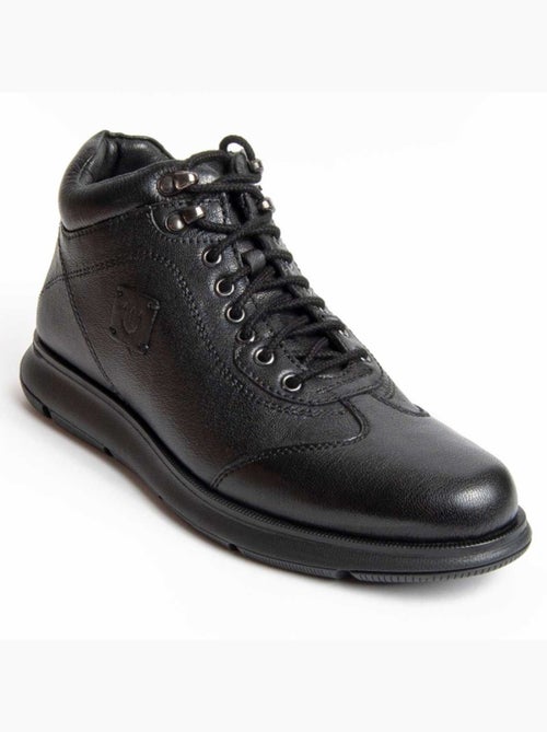 Bota Casual Cuero Purapiel - Kiabi