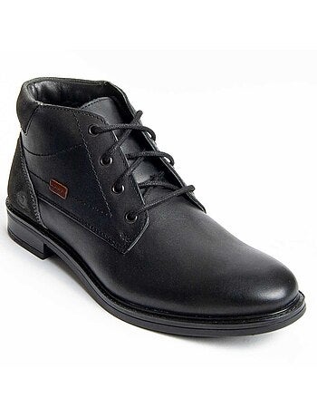 Bota Casual Cuero Purapiel