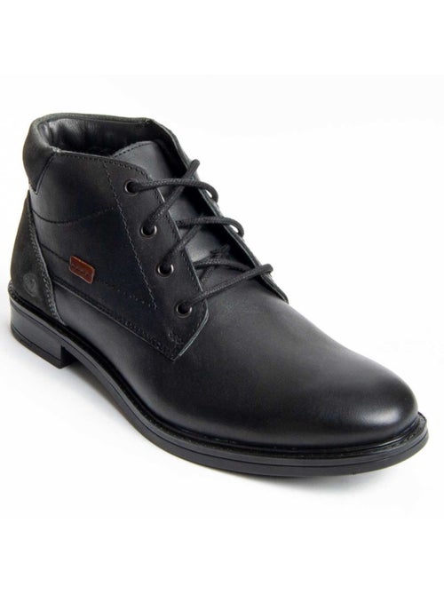 Bota Casual Cuero Purapiel - Kiabi