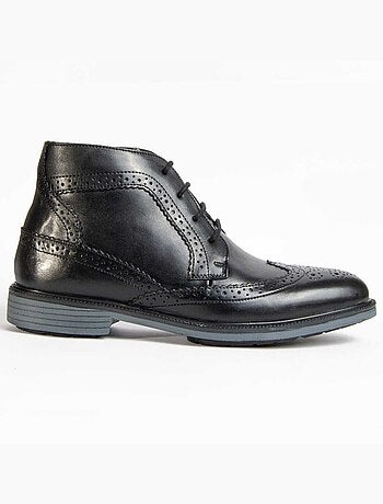 Bota Casual Cuero Purapiel