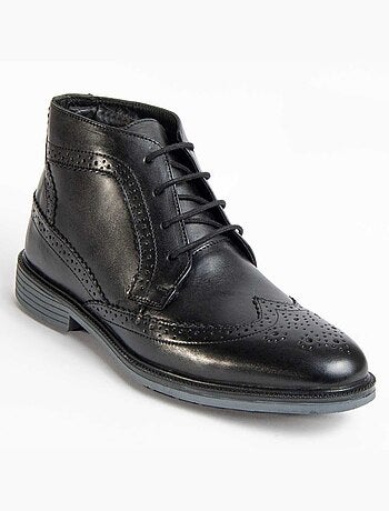 Bota Casual Cuero Purapiel