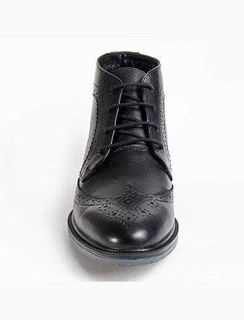 Bota Casual Cuero Purapiel