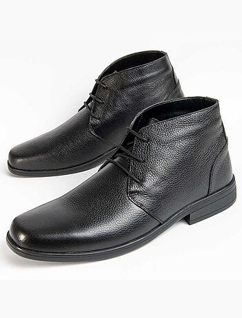 Bota Casual Cuero Purapiel
