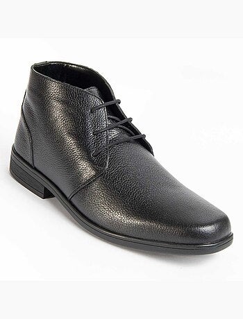 Bota Casual Cuero Purapiel