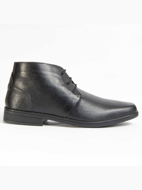 Bota Casual Cuero Purapiel - Kiabi