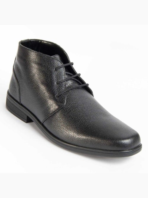 Bota Casual Cuero Purapiel - Kiabi