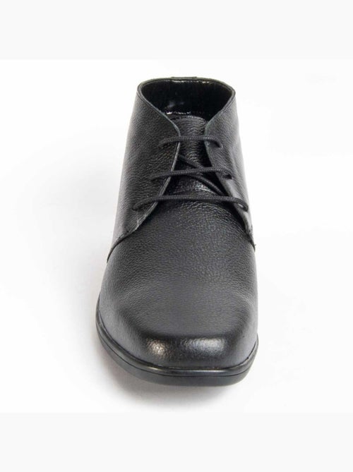 Bota Casual Cuero Purapiel - Kiabi