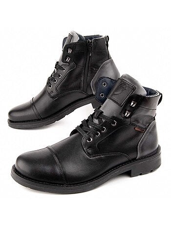 Bota Casual Cuero Purapiel
