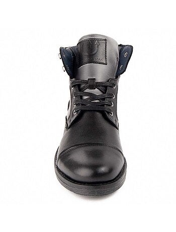 Bota Casual Cuero Purapiel