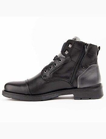Bota Casual Cuero Purapiel