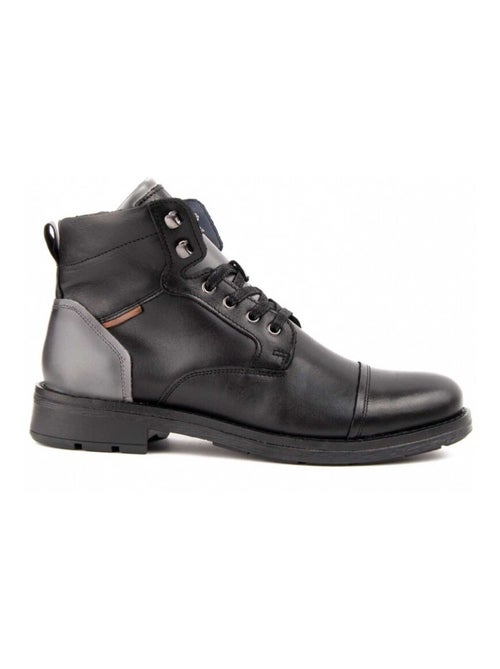 Bota Casual Cuero Purapiel - Kiabi