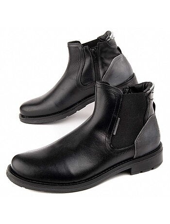 Bota Casual Cuero Purapiel
