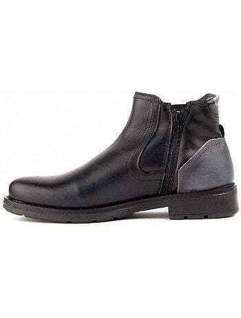 Bota Casual Cuero Purapiel
