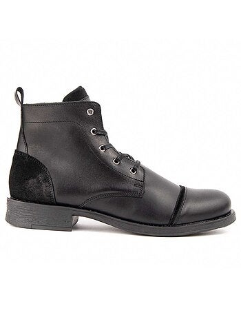 Bota Casual Cuero Purapiel