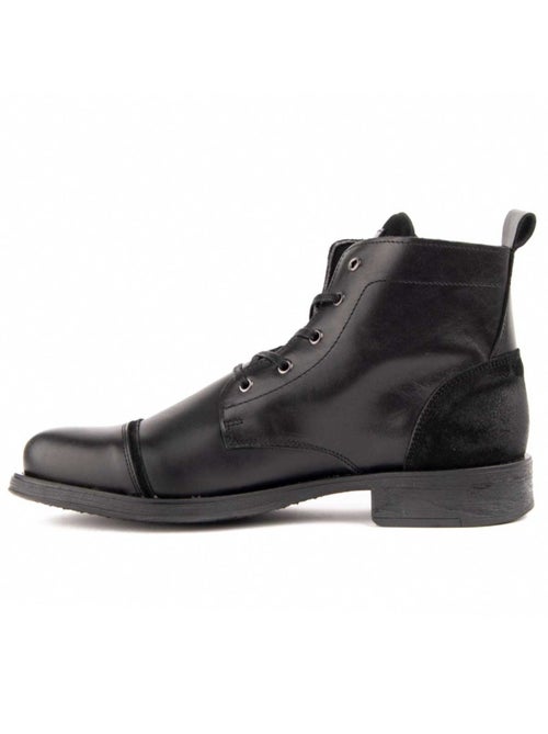 Bota Casual Cuero Purapiel - Kiabi