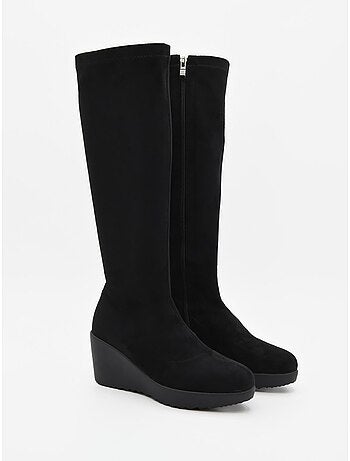 Bota Casual Cuero Purapiel
