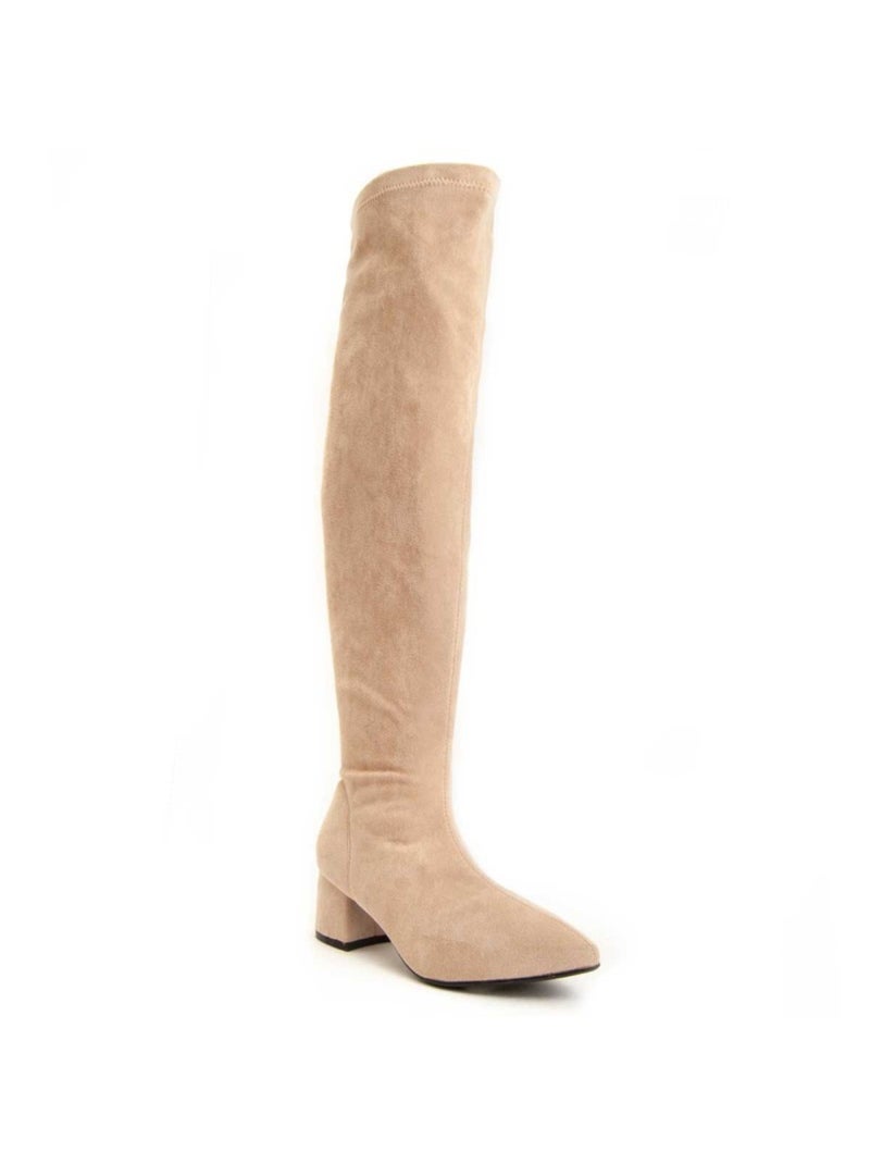 Bota Casual Sintetico Montevita Beige - Kiabi