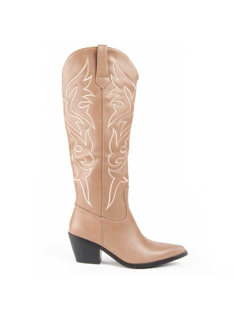 Bota Casual Sintetico Montevita Beige - Kiabi