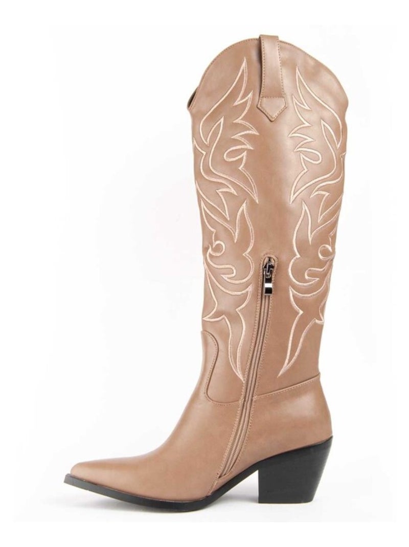 Bota Casual Sintetico Montevita Beige - Kiabi