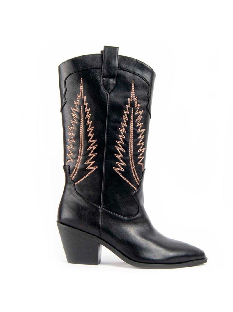 Bota Casual Sintetico Montevita Negro - Kiabi