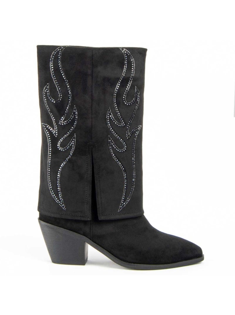 Bota Casual Sintetico Montevita Negro - Kiabi