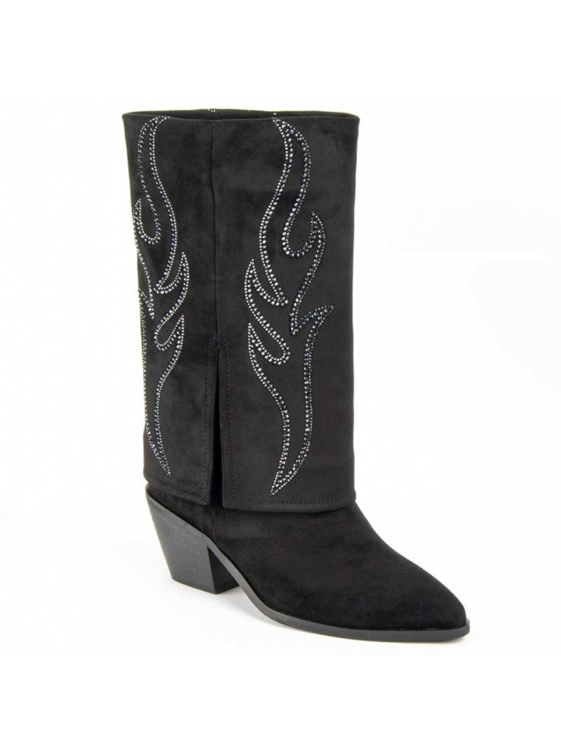 Bota Casual Sintetico Montevita Negro - Kiabi