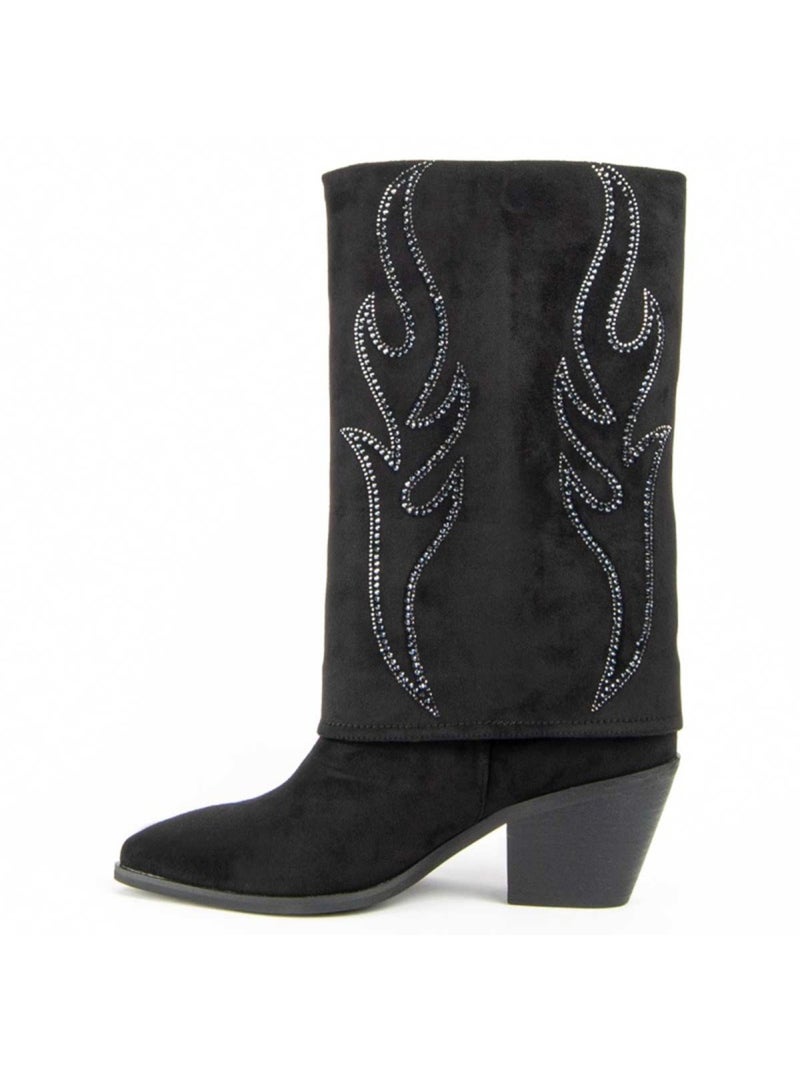 Bota Casual Sintetico Montevita Negro - Kiabi