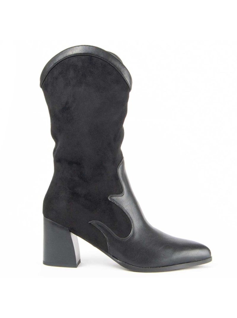 Bota Casual Sintetico Montevita Negro - Kiabi