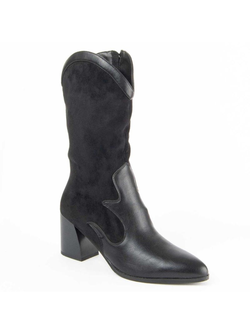 Bota Casual Sintetico Montevita Negro - Kiabi
