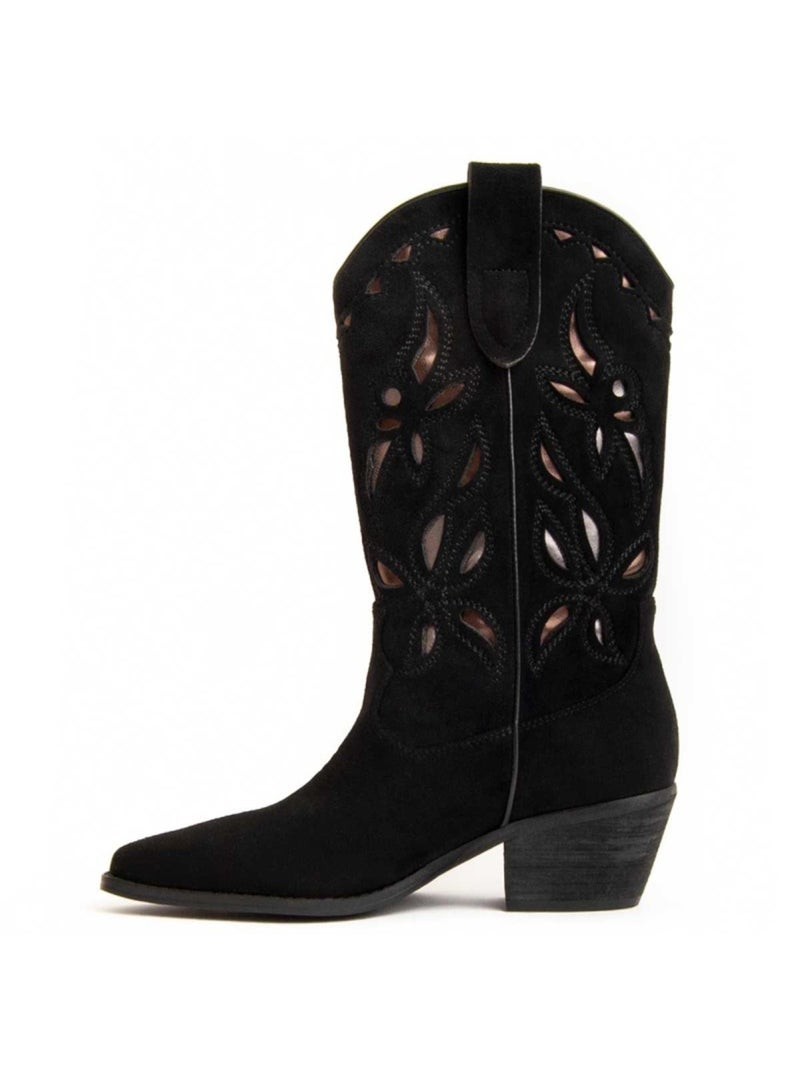 Bota Casual Sintetico Montevita Negro - Kiabi
