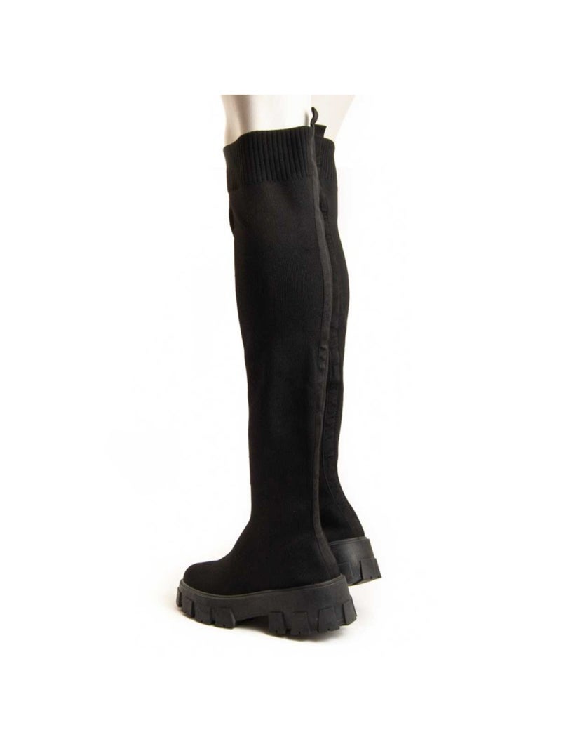 Bota Casual Sintetico Montevita Negro - Kiabi