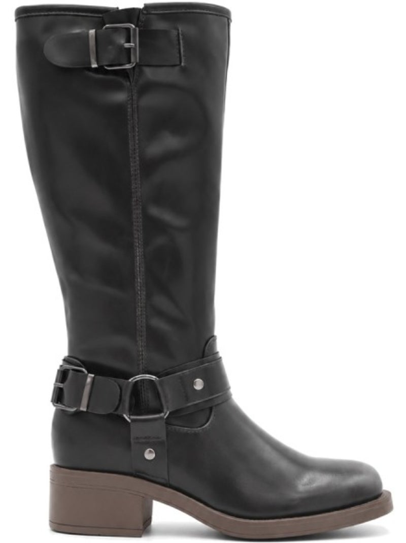 Bota casual sintetico montevita Negro - Kiabi