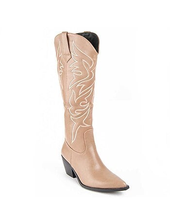 Bota Cowboy Para Mujer. Montevita Botarey