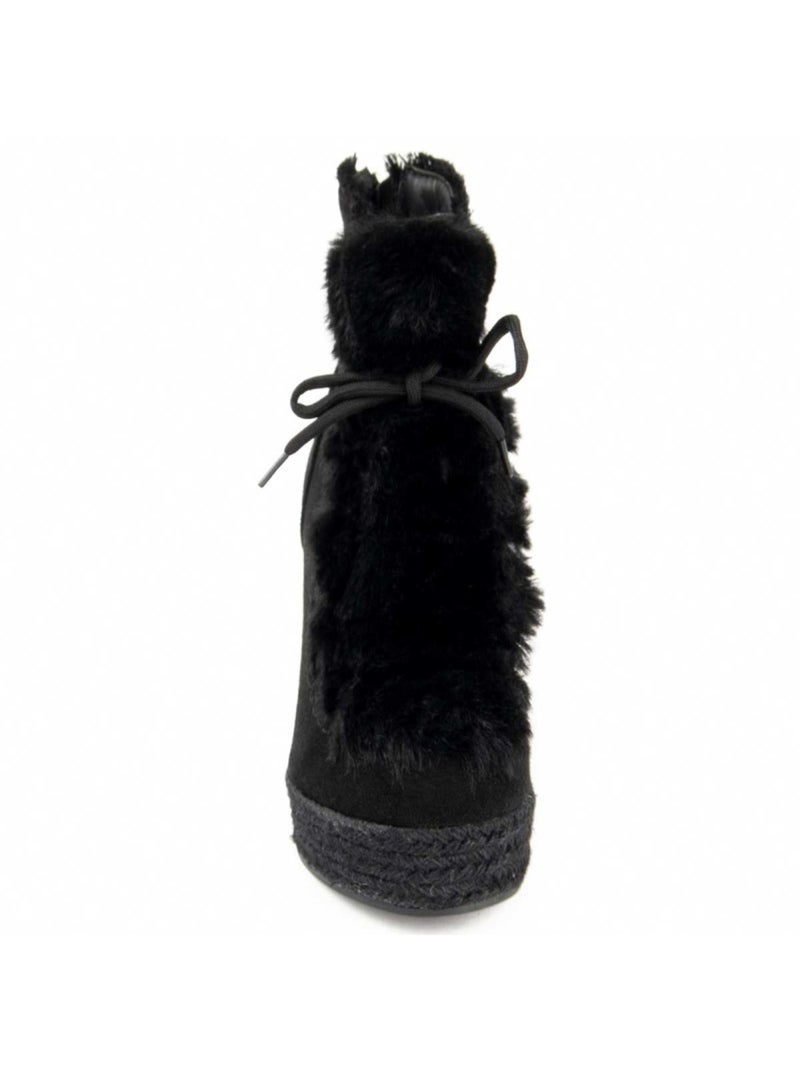 Bota Cuña Sintetico Montevita Negro - Kiabi