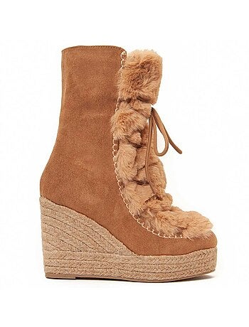 Bota De Cuña Para Mujer. Montevita Bottavita